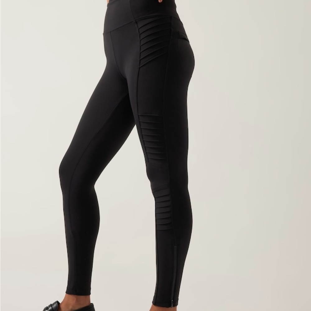 Athleta Delancey Moto Tight. Size. Tall XS